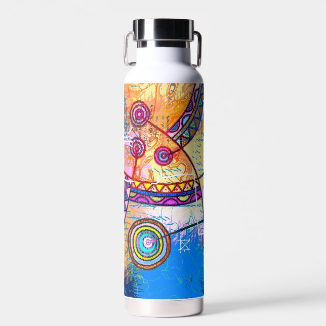 Hand Drawn By EDDArt - Dream Scale 1 Water Bottle (Front)