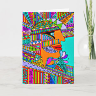 Hand Drawn By EDDArt - Pharaoh 1 Card