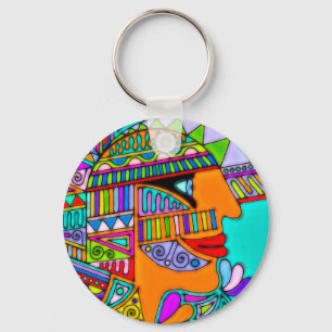 Hand Drawn By EDDArt - Pharaoh 1 Keychain