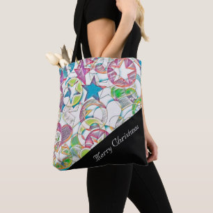 Hand Drawn By EDDArt - Stars And Hearts 1 Tote Bag