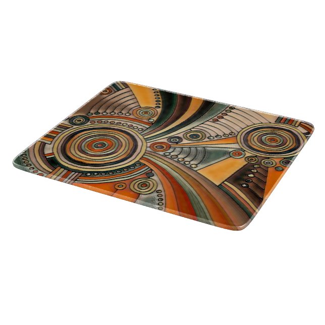 Hand Drawn By EDDArt - Thoughts 1 Cutting Board (Corner)