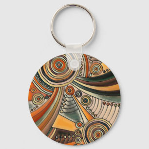 Hand Drawn By EDDArt - Thoughts 1 Keychain