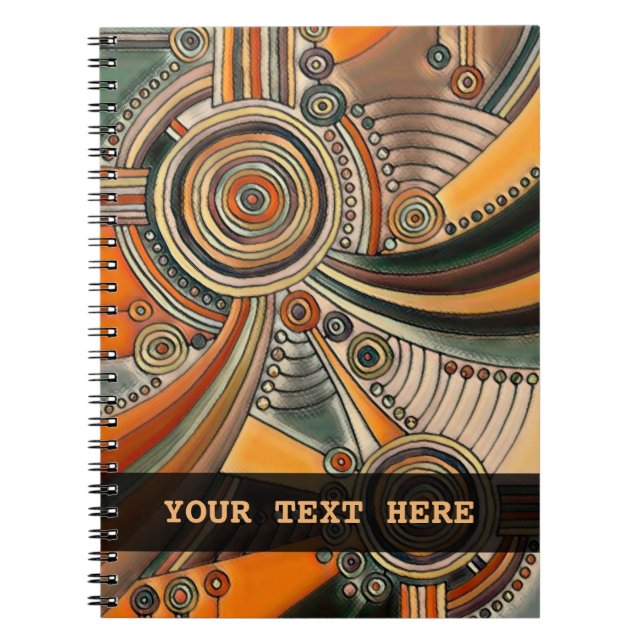 Hand Drawn By EDDArt - Thoughts 1 Notebook (Front)