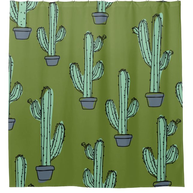 Hand drawn cactus pattern (Front)