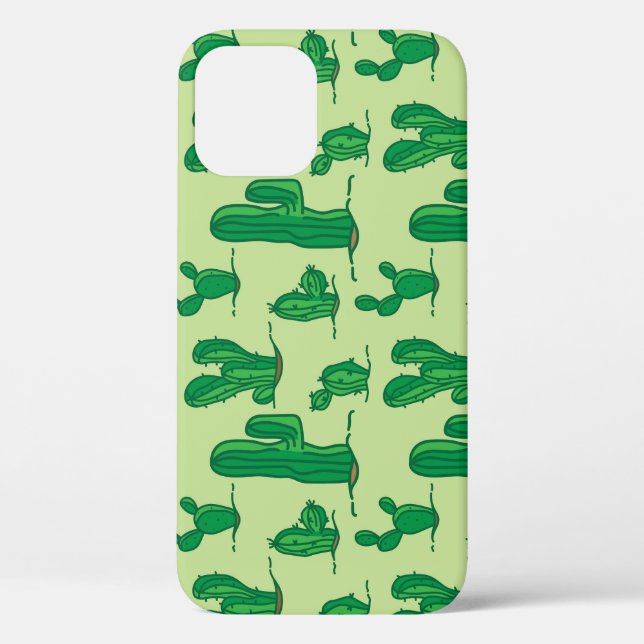Hand-drawn cactus: seamless pattern. Case-Mate iPhone case (Back)
