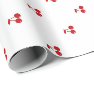 Hand drawn Cherry on Top  Wrapping Paper