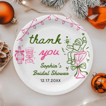 Hand Drawn Christmas Bridal Shower