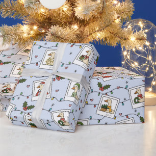Hand Drawn Christmas Geese - Wrapping Paper Roll