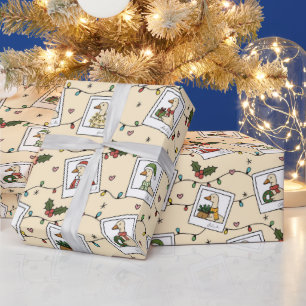 Hand Drawn  Christmas Geese - Wrapping Paper Roll