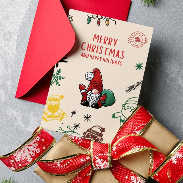 Hand-drawn Christmas Holiday Card (Creator Uploaded)