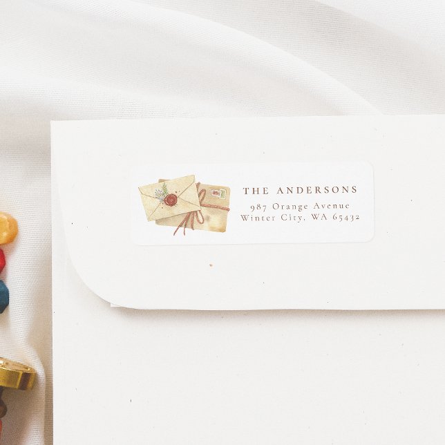 Hand-drawn Christmas Holiday Mail Cute Family Name (Creator Uploaded)