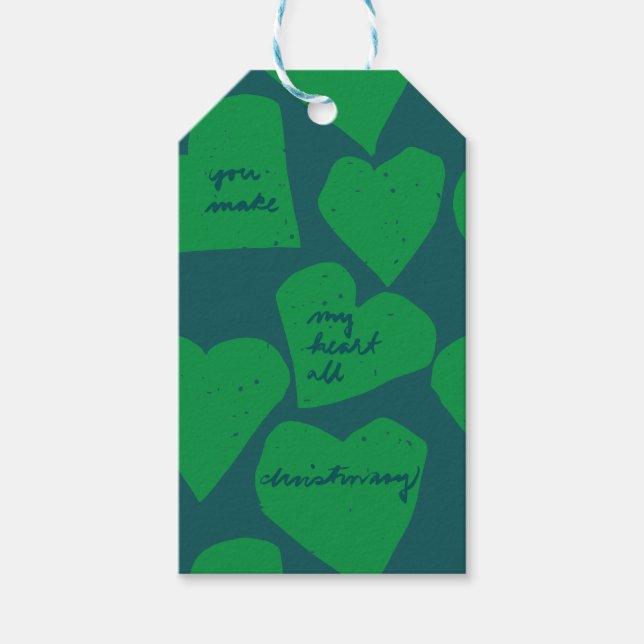 Hand Drawn Christmas Illustration Gift Tags (Front)