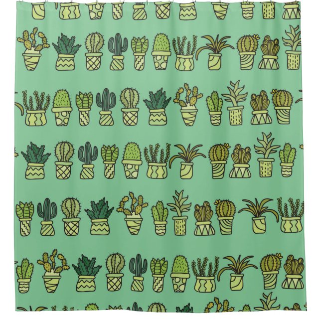 Hand-drawn collection with cactus doodles. Plants  (Front)