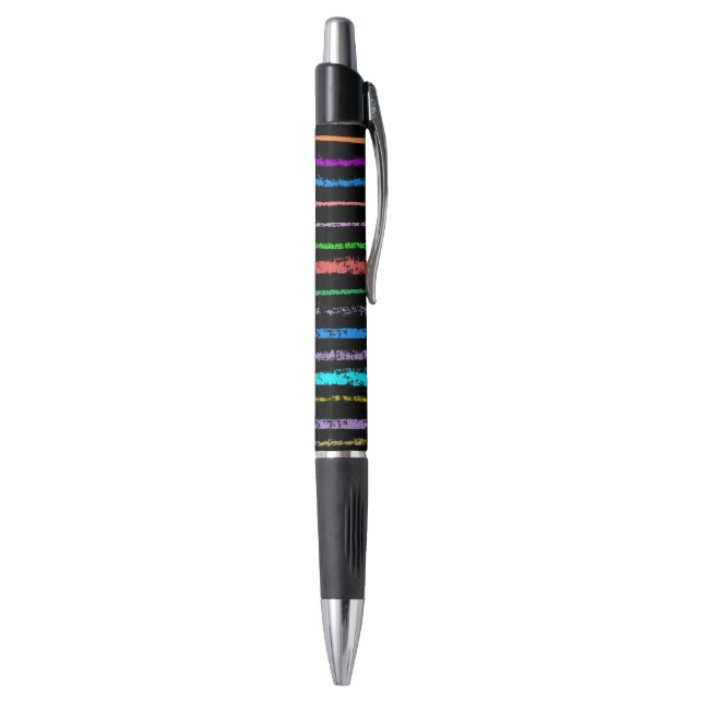 Hand Drawn Colourful Stripes Pattern Pen (Bottom (Vertical))