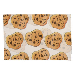 Hand Drawn Cookies Cartoon Pattern Pillowcase