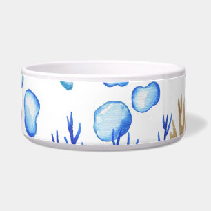 Hand-drawn corals: underwater sea pattern.