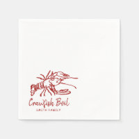 Hand Drawn Crawfish Boil party