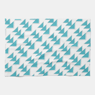 Hand Drawn Crossed Arrow Pattern Kitchen Towel