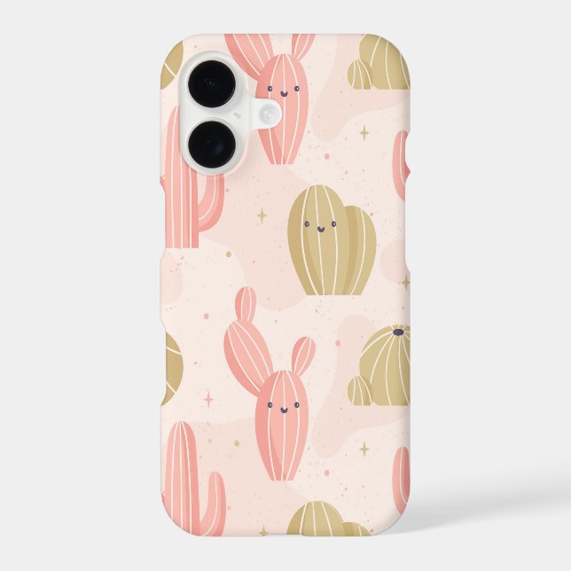 hand drawn  cute pink cactus (Back)