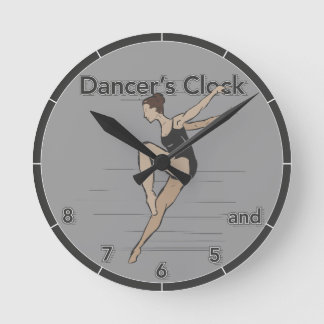 Hand Drawn Dancer's Clock