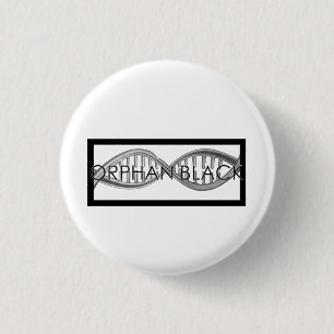 Hand Drawn DNA 1 Inch Round Button
