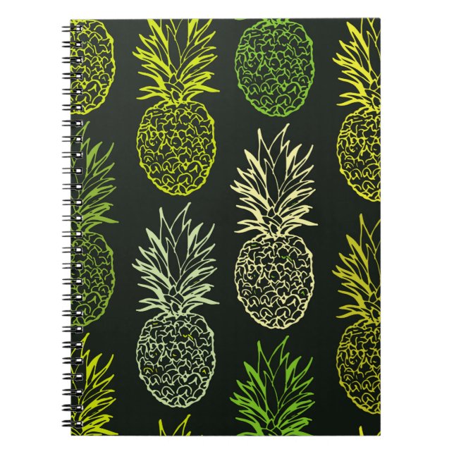 Hand drawn doodle floral pattern. Palm leavesart,  Notebook (Front)