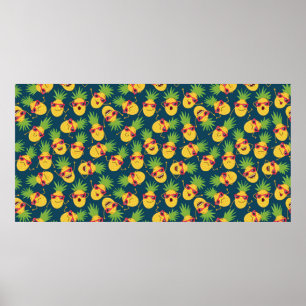 Hand drawn doodle seamless background with hand dr poster