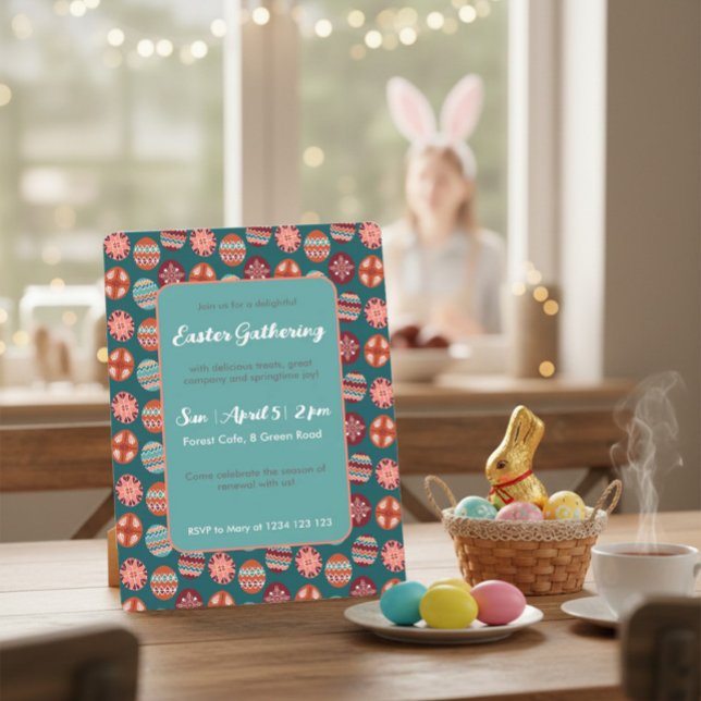 Hand Drawn Easter Brunch Invitation  (Creator Uploaded)