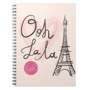 Hand Drawn Eiffel Tower Notebook