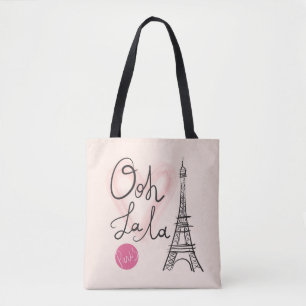 Hand Drawn Eiffel Tower Tote Bag