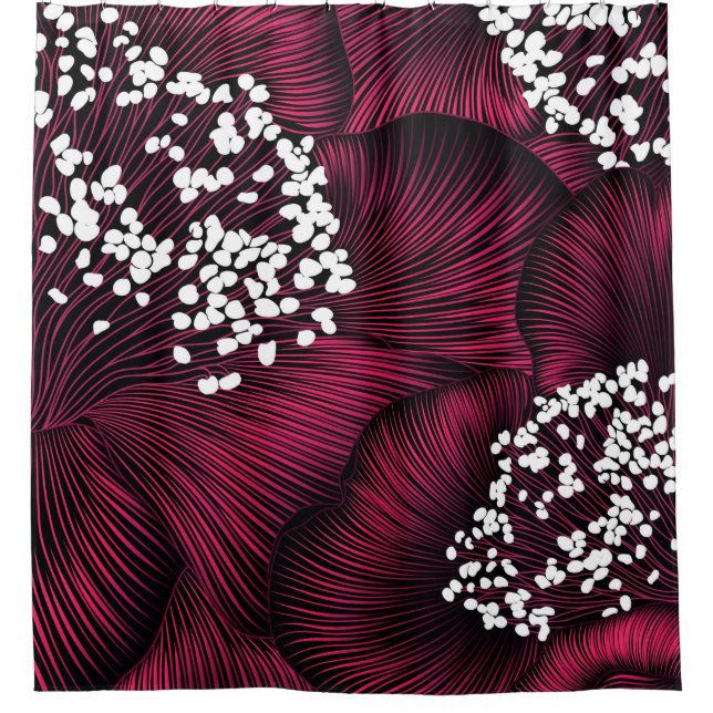 Hand drawn floral pattern with camelia flowers (Front)