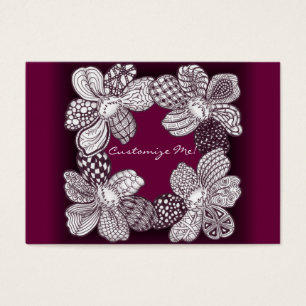 Hand Drawn Flower Lei Choose Any Colour