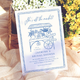 Hand Drawn Flower Market Budget Bridal Shower