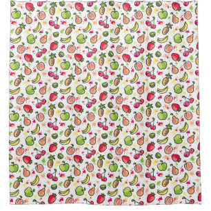 hand drawn fruits pattern