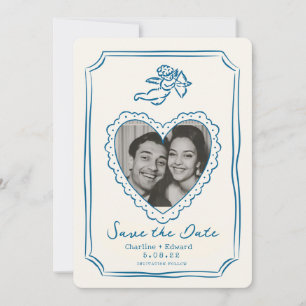 Hand Drawn Funky Handwritting Save the date