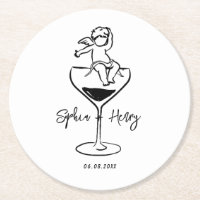 Hand drawn funky Whimsical  Wedding 