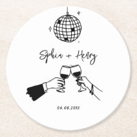 Hand drawn funky Whimsical  Wedding 