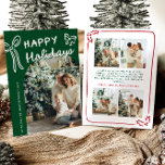 Hand Drawn Happy Holidays Arch Photo Christmas Holiday Card<br><div class="desc">🎄✨ Spread the holiday magic! Our Hand Drawn Happy Holidays Arch Photo Christmas Card combines timeless charm with a chic arched frame and playful hand-drawn accents 🖌️📸. Showcase your favourite photo front and centre, surrounded by festive greenery, warm colours, and cozy seasonal vibes ❤️🌟. Perfect for sending joy to family,...</div>