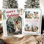 Hand Drawn Happy Holidays Arch Photo Christmas Holiday Card<br><div class="desc">🎄✨ Spread the holiday magic! Our Hand Drawn Happy Holidays Arch Photo Christmas Card combines timeless charm with a chic arched frame and playful hand-drawn accents 🖌️📸. Showcase your favourite photo front and centre, surrounded by festive greenery, warm colours, and cozy seasonal vibes ❤️🌟. Perfect for sending joy to family,...</div>