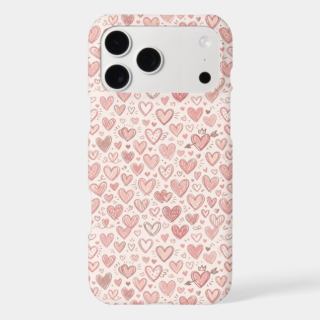 Hand-Drawn Heart Pattern (Back)