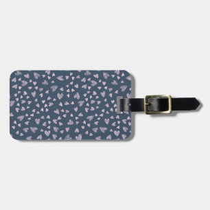 Hand drawn Heart Pattern Design Luggage Tag