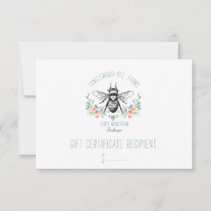 Hand Drawn Honey Bee Beekeeper Apiary Floral  Disc