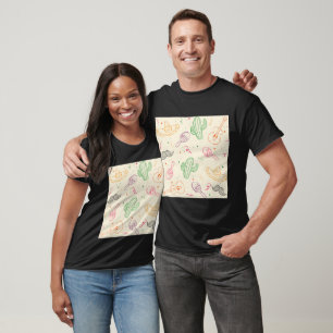 Hand Drawn Illustration Of Cinco De Mayo Day T-Shirt