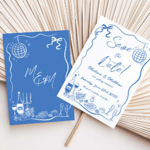Hand Drawn Illustrations Scribble Doodles Wedding  Save The Date