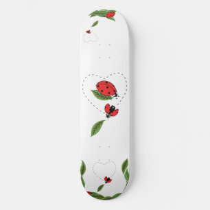 Hand drawn Lady bug Skateboard