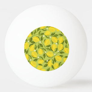 Hand Drawn Lemons Colourful Wallpaper Ping Pong Ball