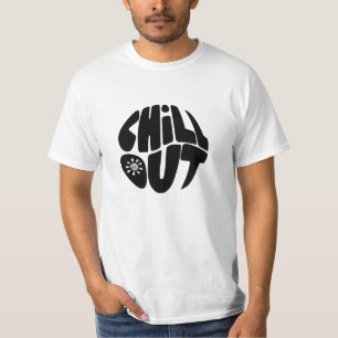 Hand drawn lettering phrase in the shape of a ball T-Shirt