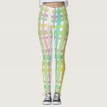 Hand Drawn Lines Colourful Striped Plaid Leggings<br><div class="desc">Hope you like this fun design. Customize it with your own text too. And check my shop for matching items like tshirts, towels, wrapping paper, cards and more! If you'd like something custom please drop me a note. Thanks for checking out my designs!</div>