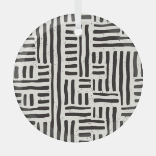 Hand-drawn lines, grungy seamless texture. glass ornament