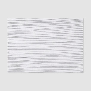 Hand Drawn Lines Watercolor Pattern Gift Tissue Paper